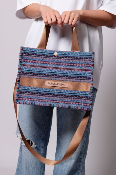 Сумка з гобілену, синій, MAMARADA ACC-BAG-035 фото