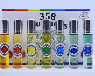 Набір ефірних олій з роликом 7 Chakras Oil Blend&raquo; 7шт, 358 AROMATICS 358-SET-7CHAKRAS фото