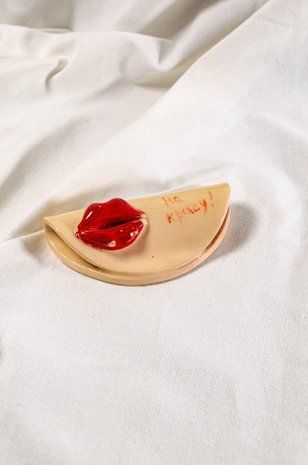 керамічний подарунковий конверт для грошей на красу , ЛИС У ФАРБІ HOM-DEC-033 фото