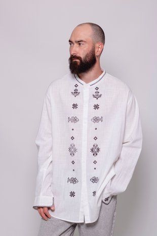 рибки біла XXL, L/XL, E.PRYSHCHEPA CLT-SHR-035 фото