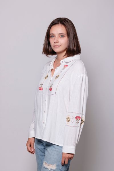 сорочка жіноча вишивка М , L/XL, E.PRYSHCHEPA CLT-SHR-044 фото